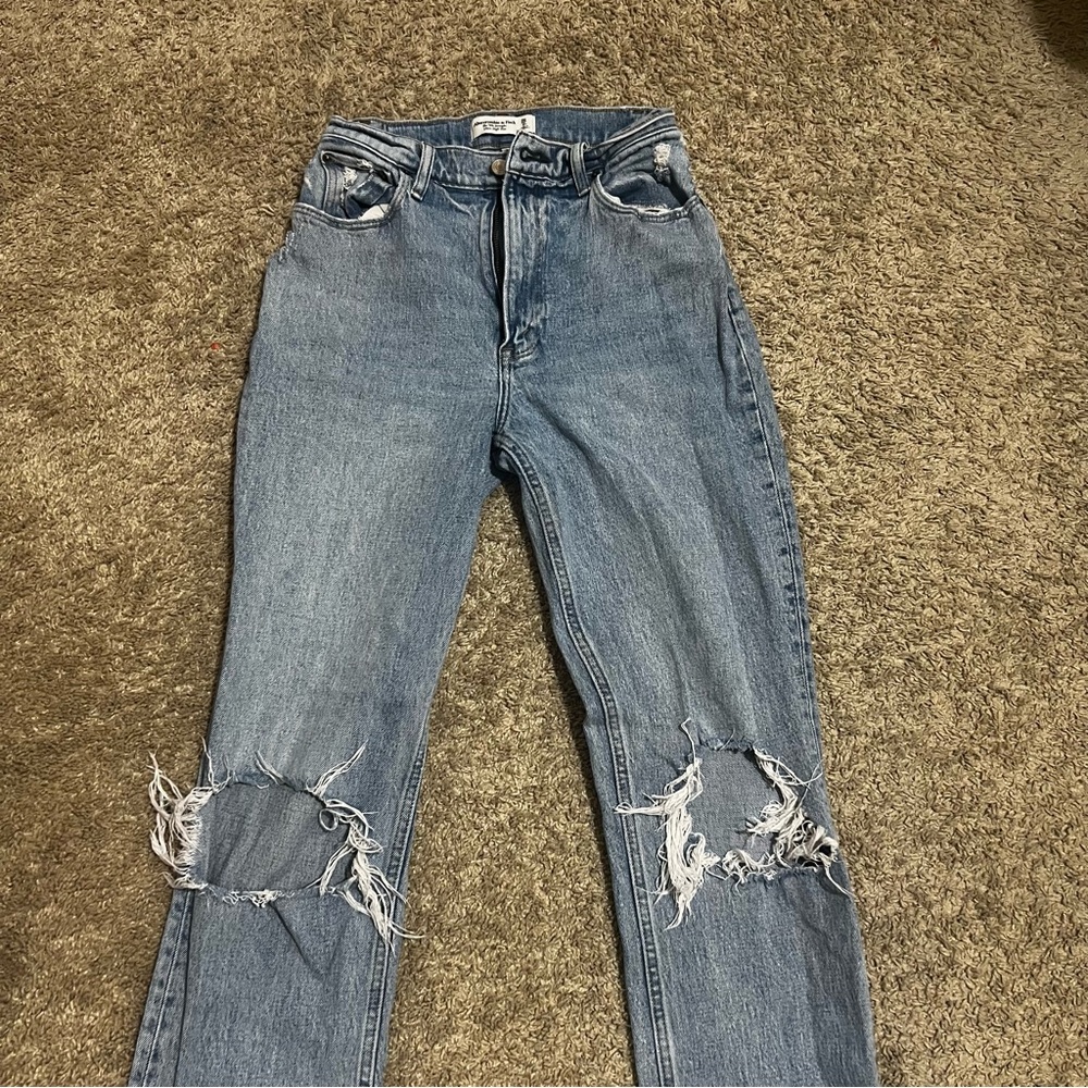 Abercrombie & Fitch 90s Straight Ultra High Rise